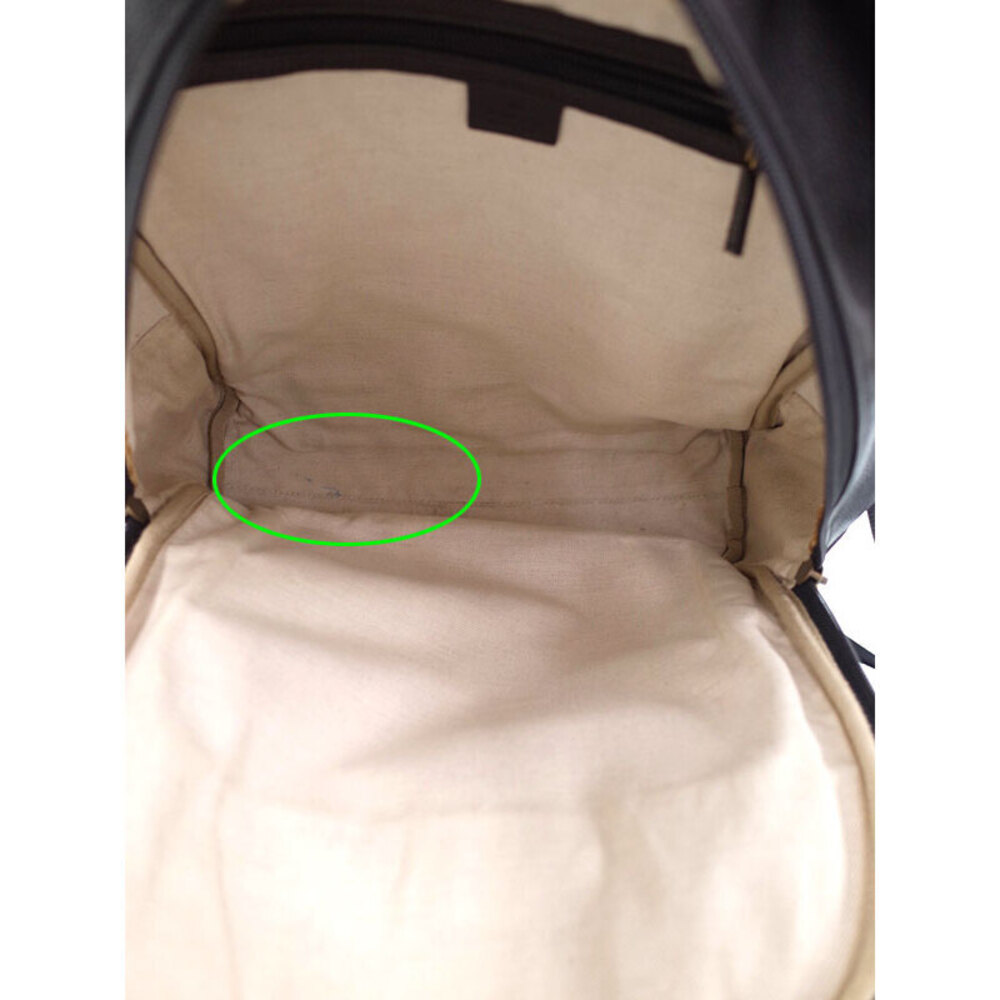 Gucci Leather Black Backpack Print - Picture 3 of 9